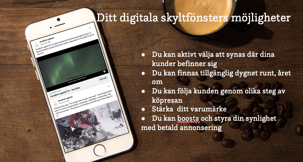 Ditt digitala skyltfönster